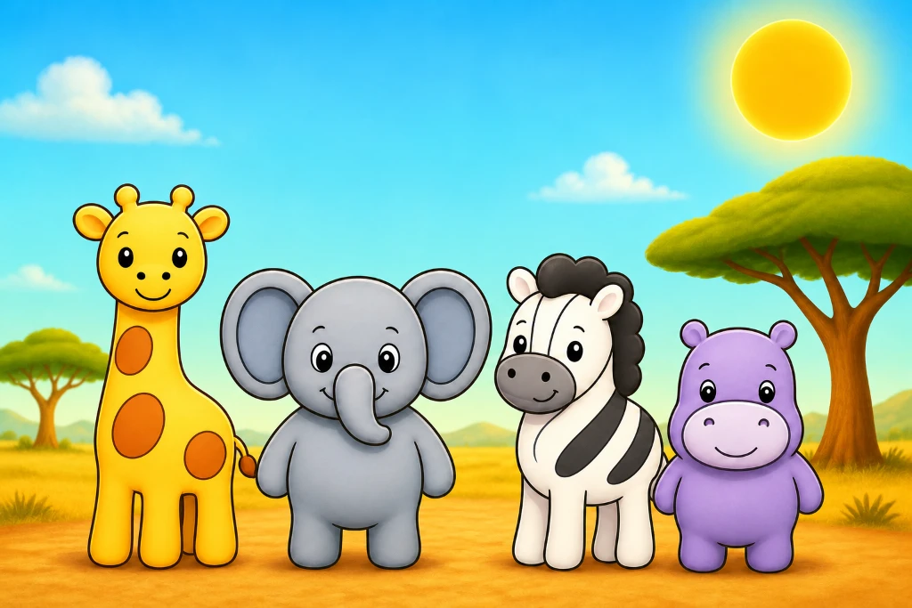 Savanna Safari Friends