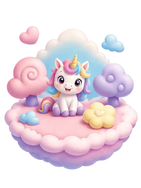 Candy Clouds island