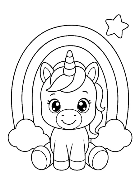 Rainbow Friends coloring page