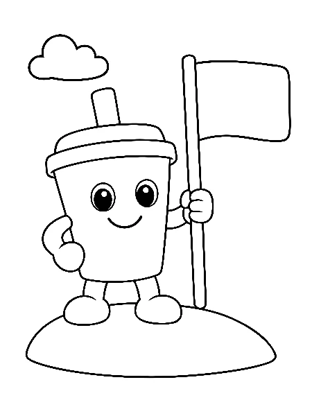 Smoothie Harbor coloring page